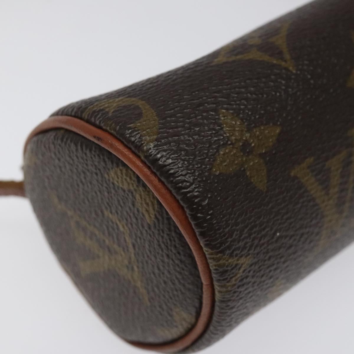 Louis Vuitton Mini Baby Papillon Brown Canvas Clutch Bag (Pre-Owned)