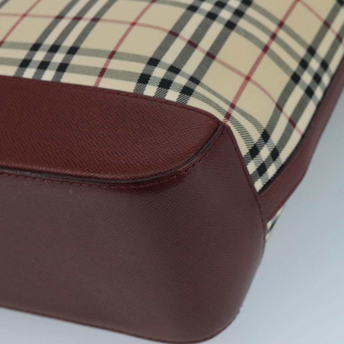 Burberry Nova Check Beige Canvas Tote Bag (Pre-Owned)
