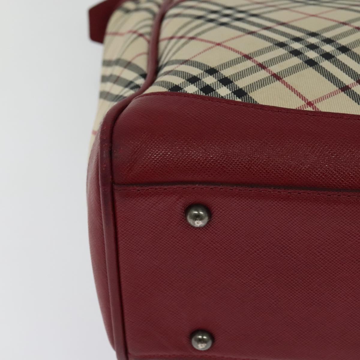 Burberry Nova Check Beige Canvas Tote Bag (Pre-Owned)