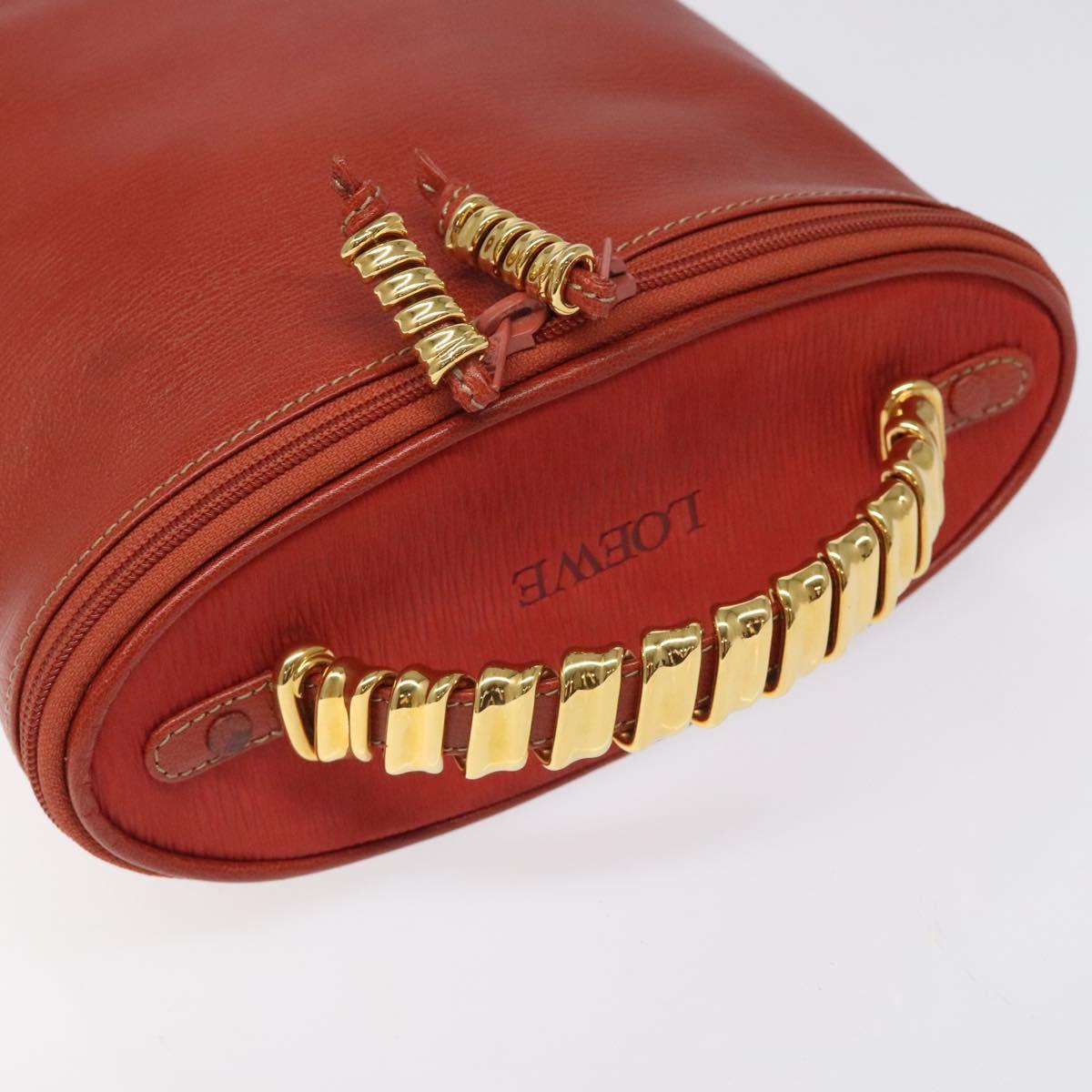 Loewe Velazquez Red Leather Handbag (Pre-Owned)