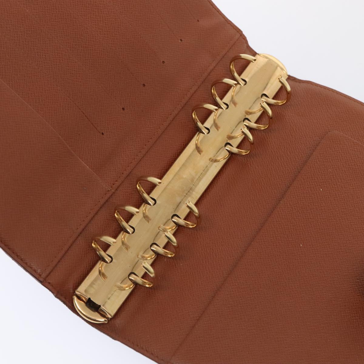 Louis Vuitton Agenda Cover Brown Canvas Wallet (Pre-Owned)