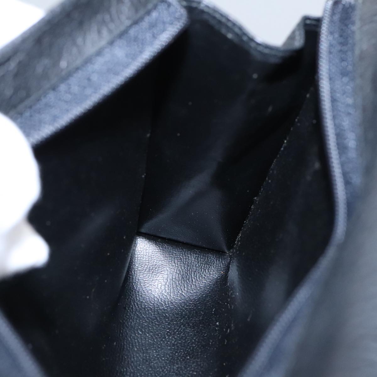Dior Cd Black Leather Clutch Bag (Pre-Owned)