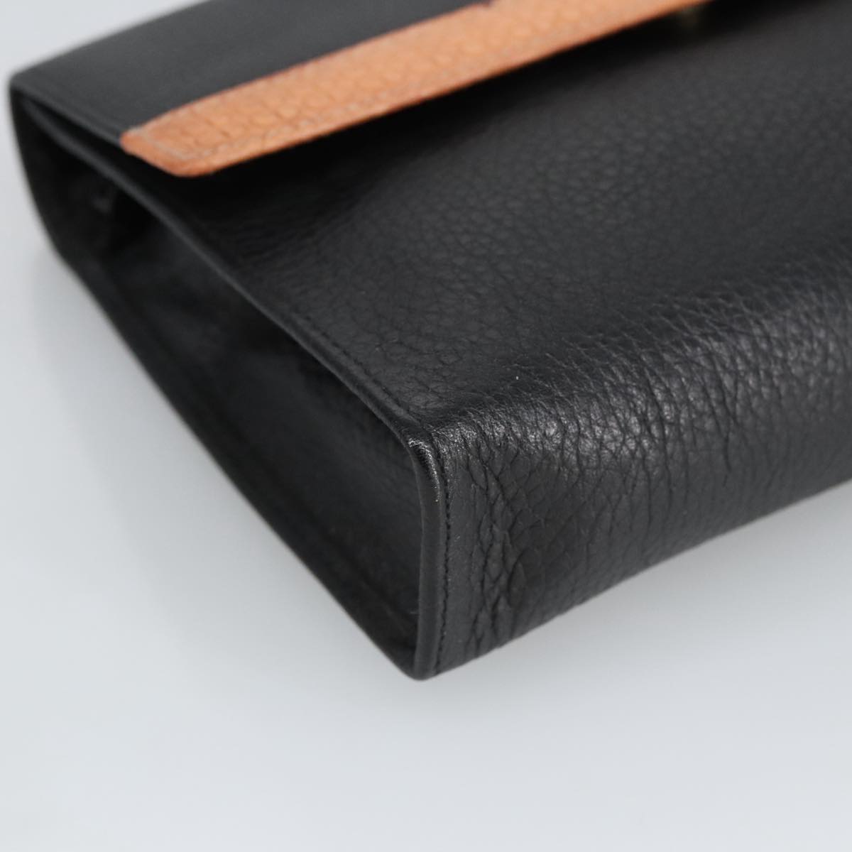 Dior Cd Black Leather Clutch Bag (Pre-Owned)