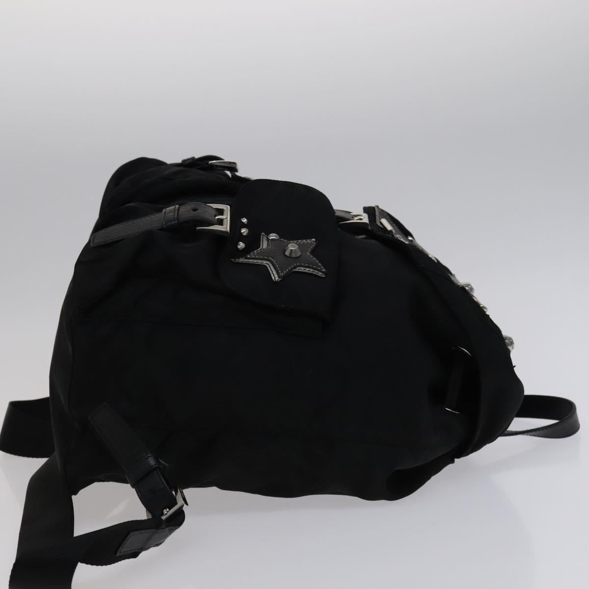 Prada Robot Black Synthetic Backpack Bag (Pre-Owned)