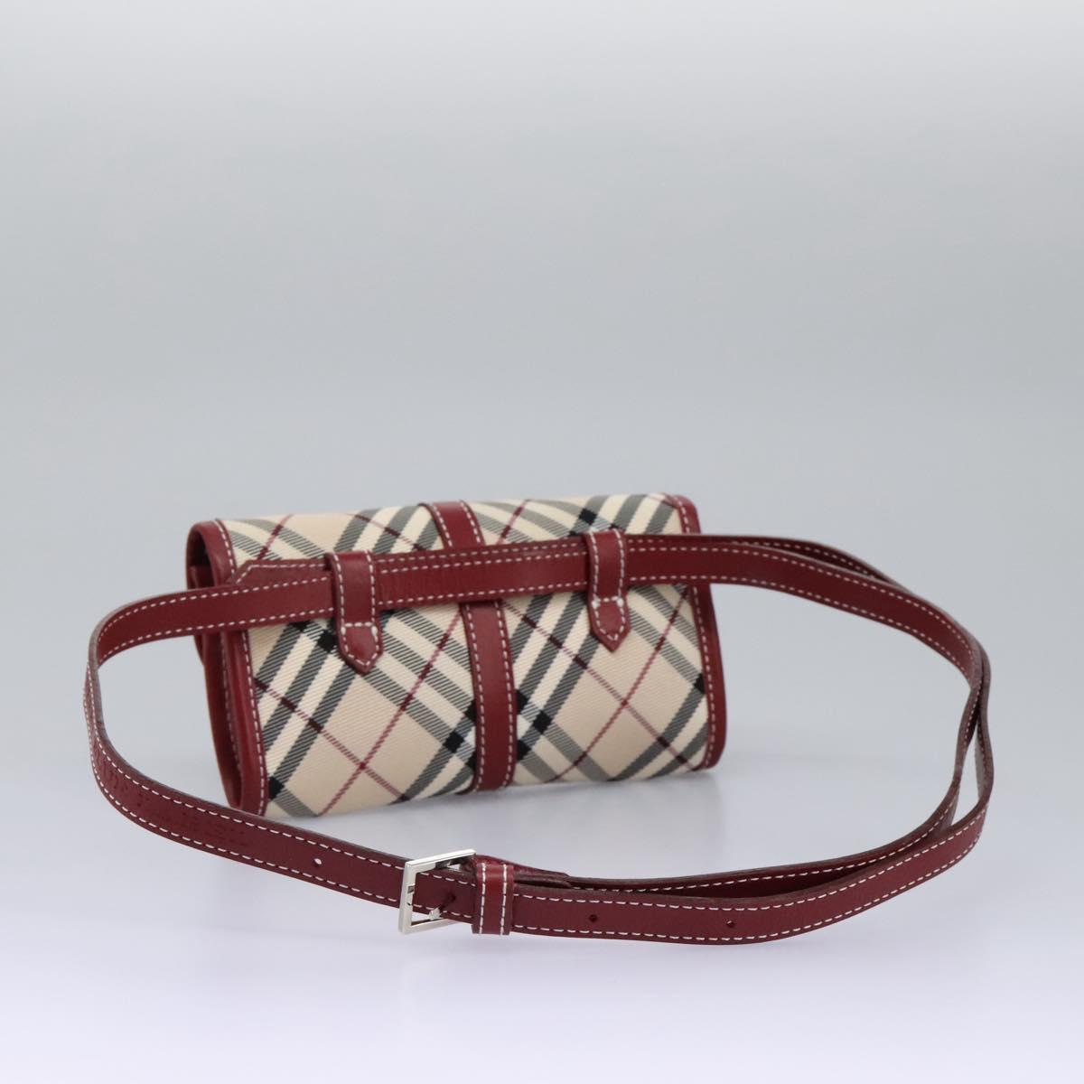 Burberry Blue Label Beige Canvas Shoulder Bag (Pre-Owned)