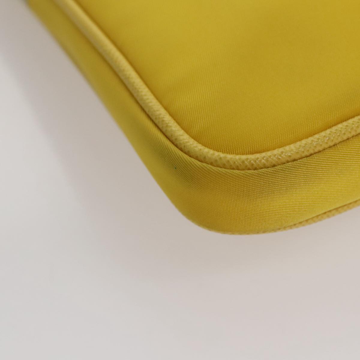 Prada Yellow Synthetic Shoulder Bag (Pre-Owned)
