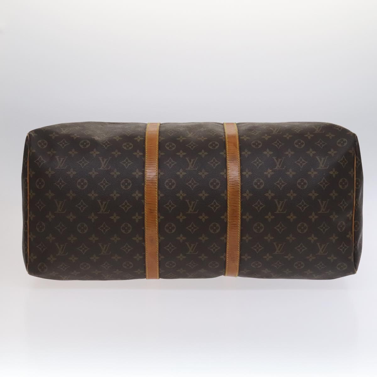 Louis Vuitton Keepall 60 Brown Canvas Travel Bag (Pre-Owned)