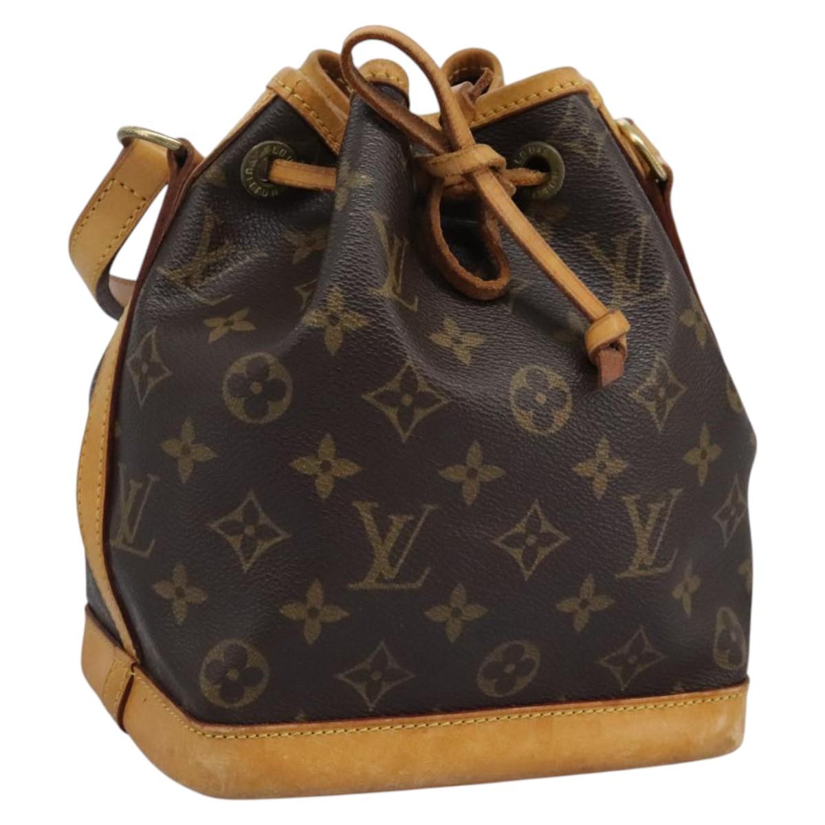 Louis Vuitton Noe Brown Canvas Handbag (Pre-Owned)