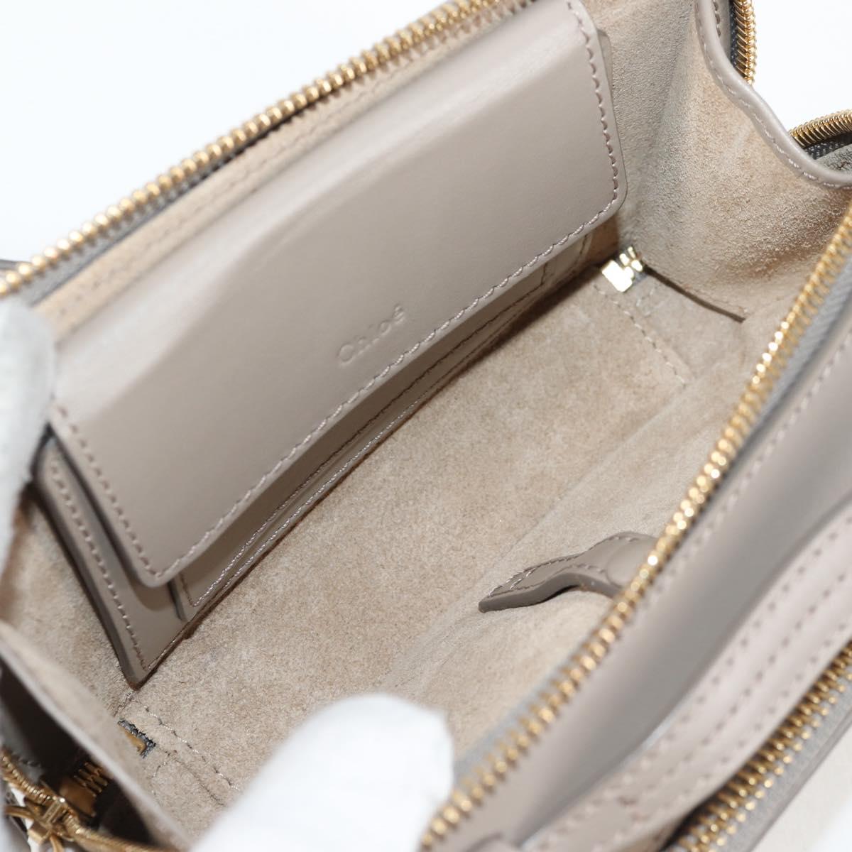 Chloé C Beige Leather Shoulder Bag (Pre-Owned)