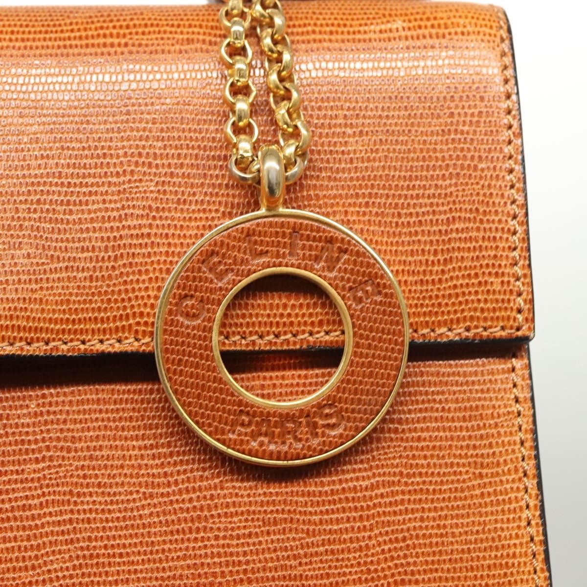 Celine Vintage Leather Brown Leather Handbag (Pre-Owned)