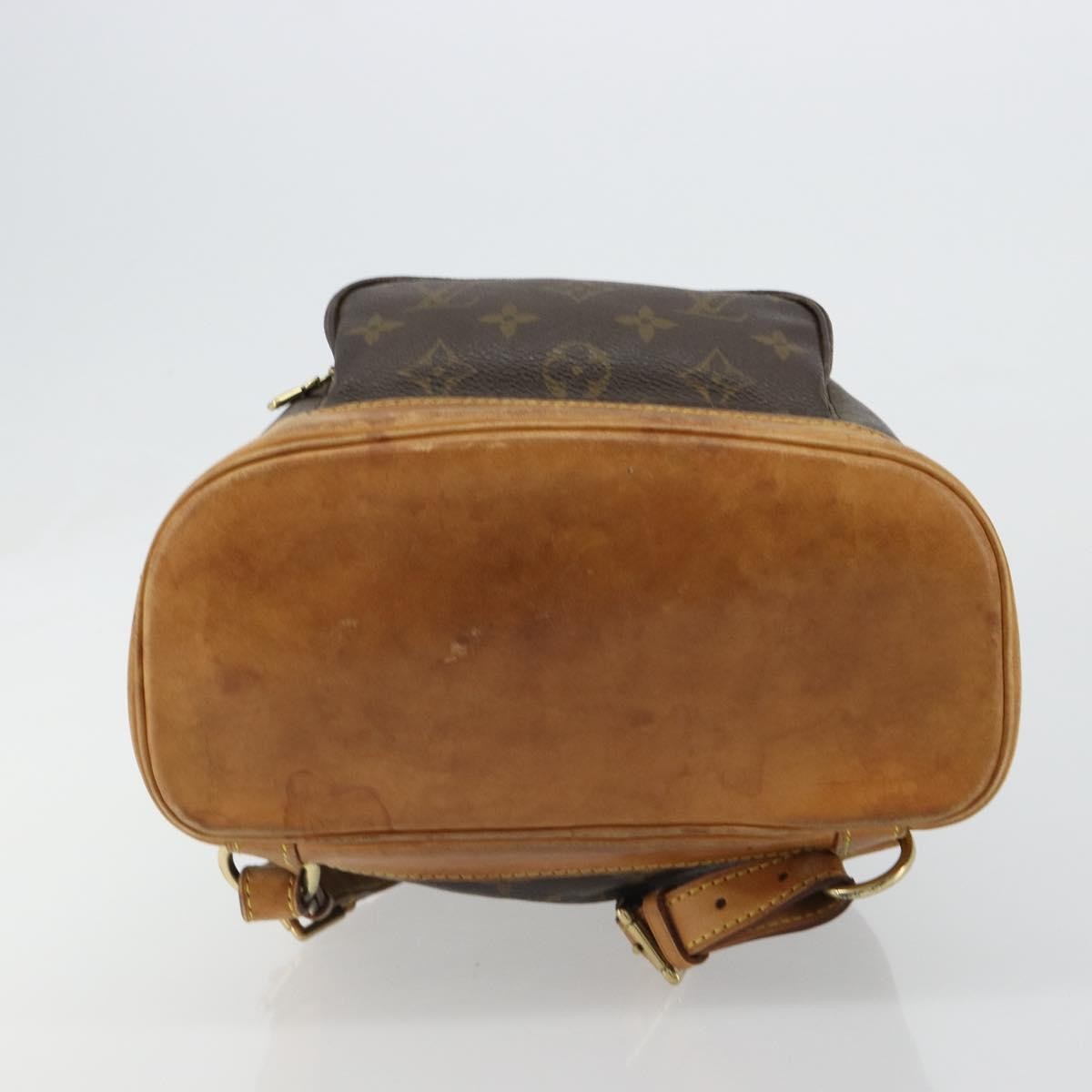 Louis Vuitton Vintage Montsouris Monogram Canvas Brown Canvas Backpack Bag (Pre-Owned)
