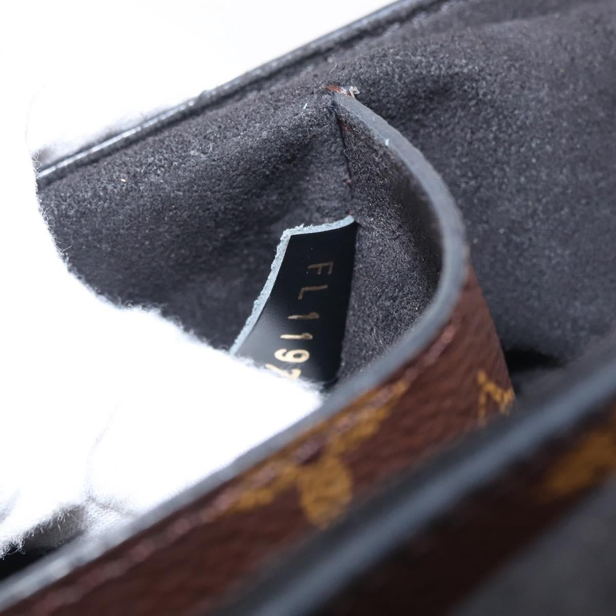 Louis Vuitton One Handle Flap Monogram Canvas And Leather Brown Canvas Handbag (Pre-Owned)
