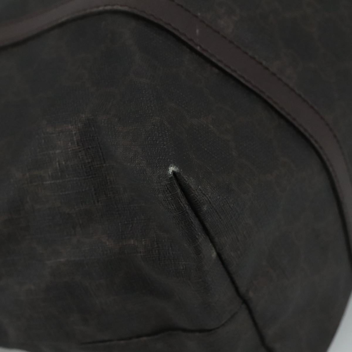 Gucci Gg Canvas Brown Canvas Tote Bag (Pre-Owned)