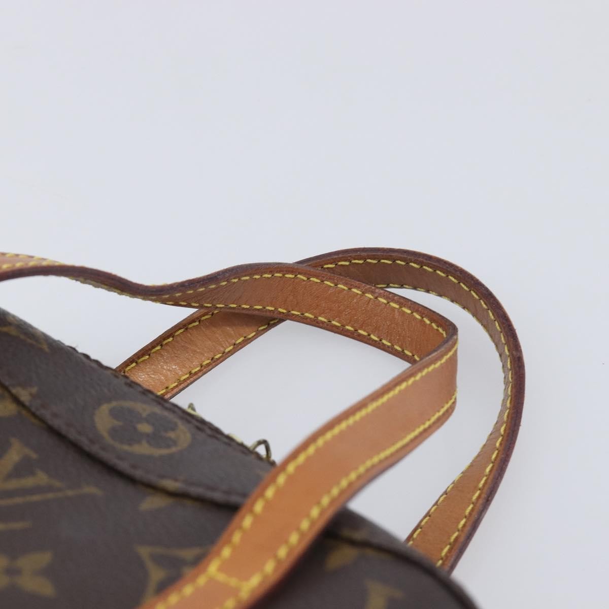 Louis Vuitton Spontini Monogram Canvas Brown Canvas Handbag (Pre-Owned)