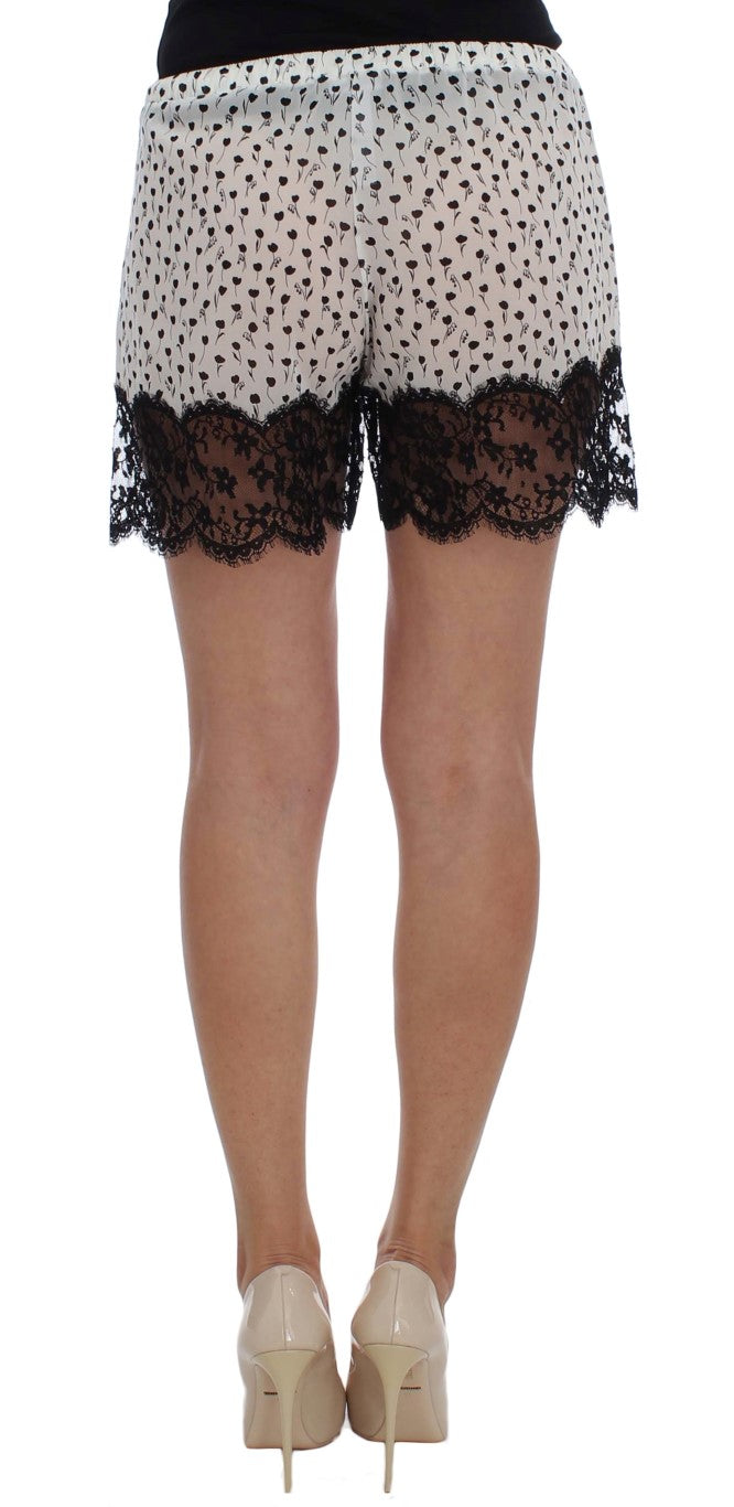 Dolce & Gabbana Elegant Silk Lace Women's Sleep-Shorts