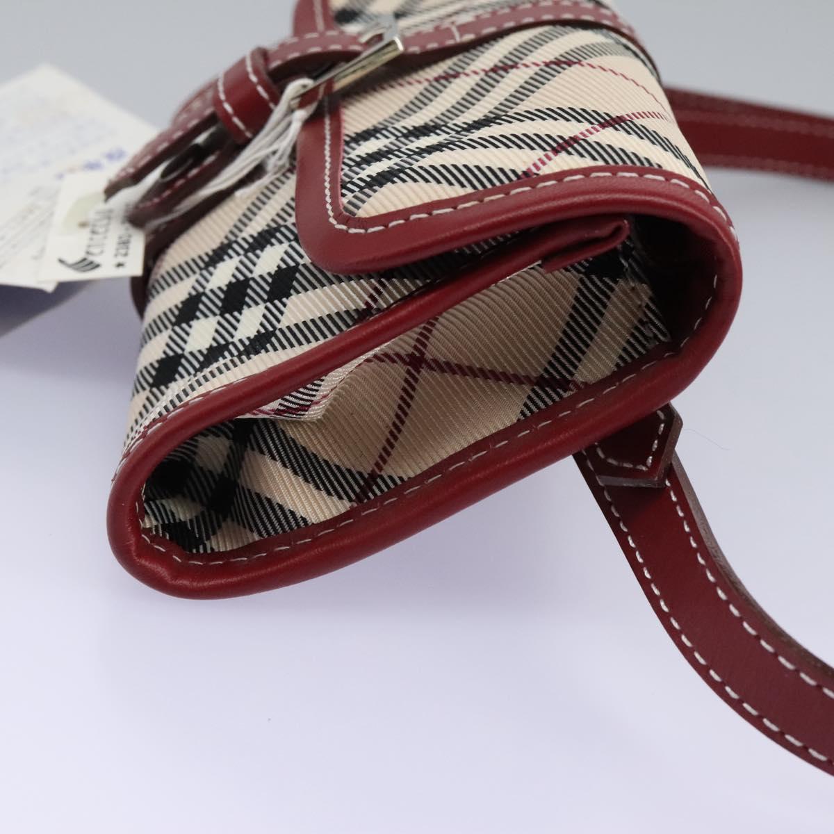 Burberry Blue Label Beige Canvas Shoulder Bag (Pre-Owned)