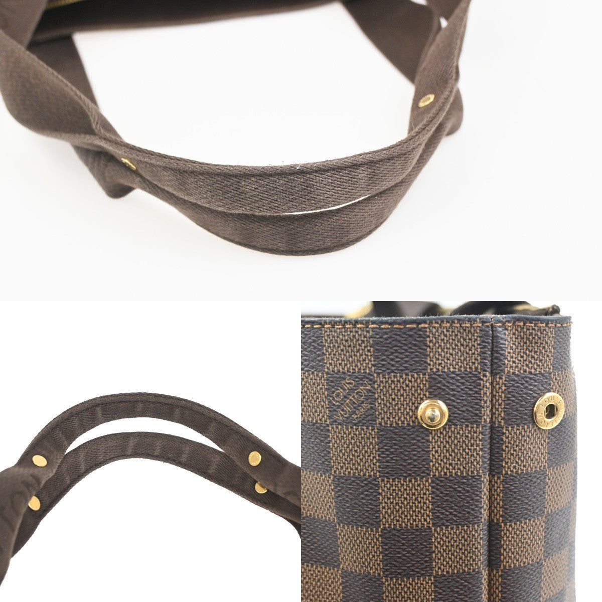Louis Vuitton Beaubourg Damier Brown Canvas Tote Bag Bag (Pre-Owned)