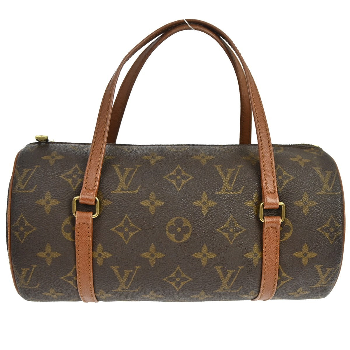 Louis Vuitton Papillon Monogram Brown Canvas Handbag (Pre-Owned)
