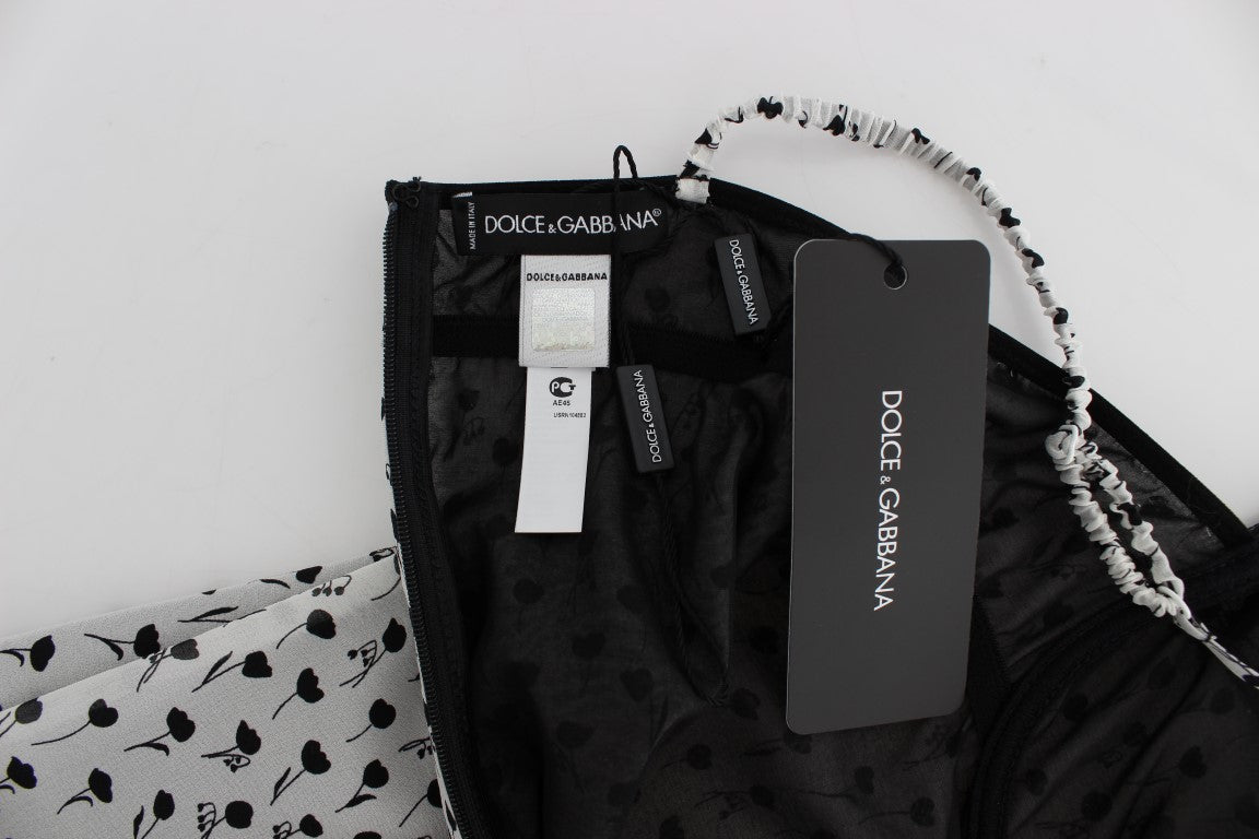 Dolce & Gabbana Black Silk Lace Babydoll Lingerie Women's Top