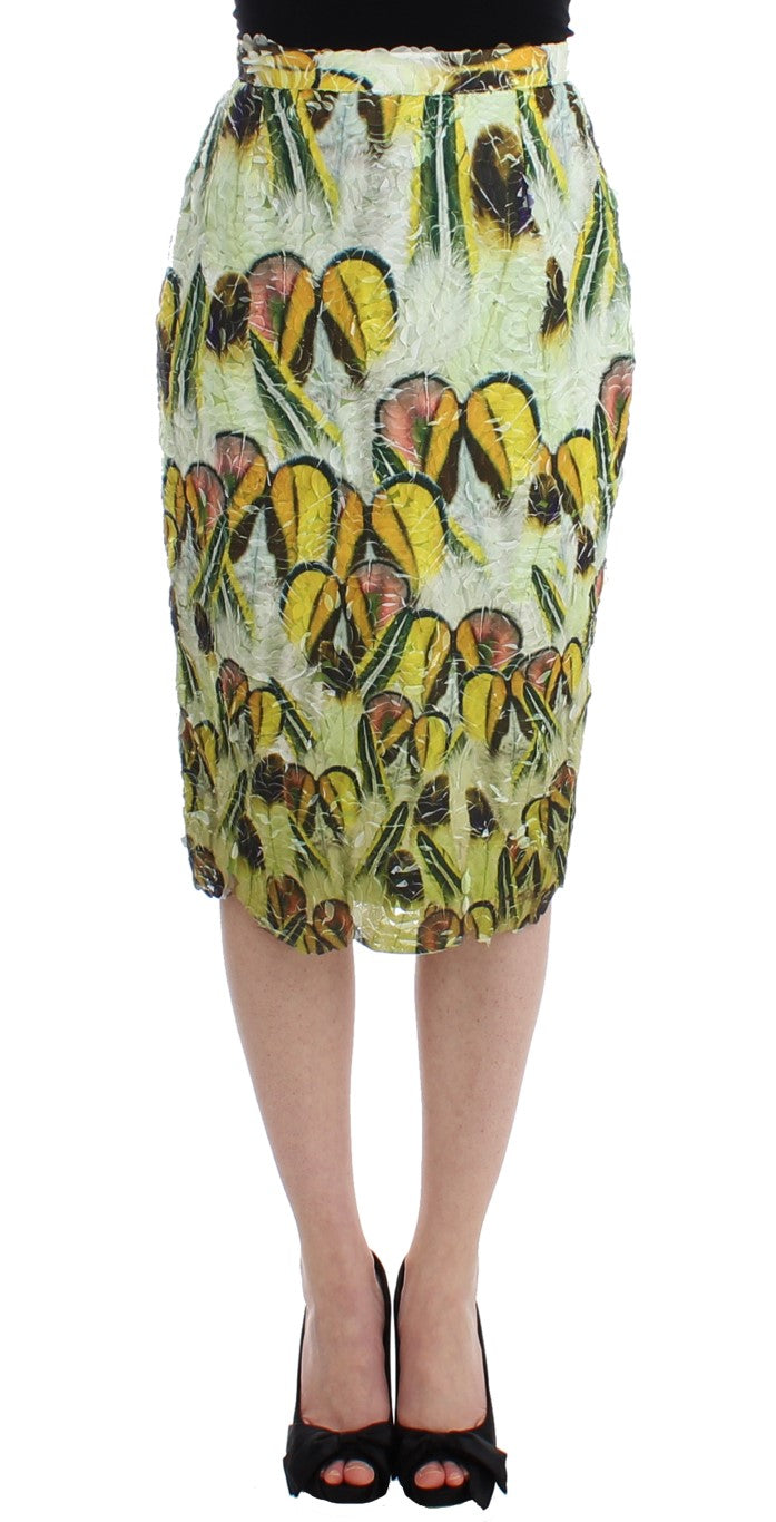 Lanre Da Silva Ajayi Multicolor Organza Pencil Women's Skirt