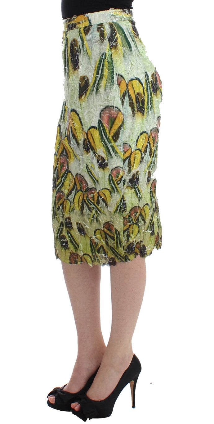 Lanre Da Silva Ajayi Multicolor Organza Pencil Women's Skirt