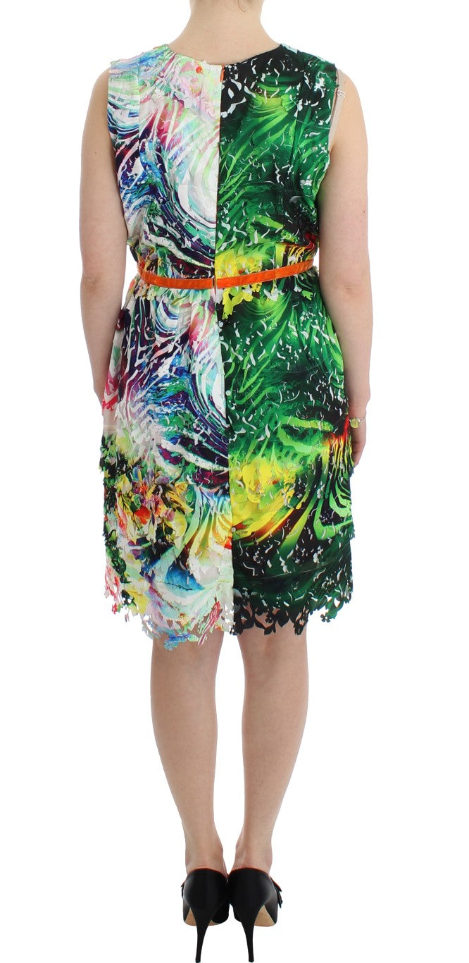 Lanre Da Silva Ajayi Multicolor Organza Sheath Women's Dress