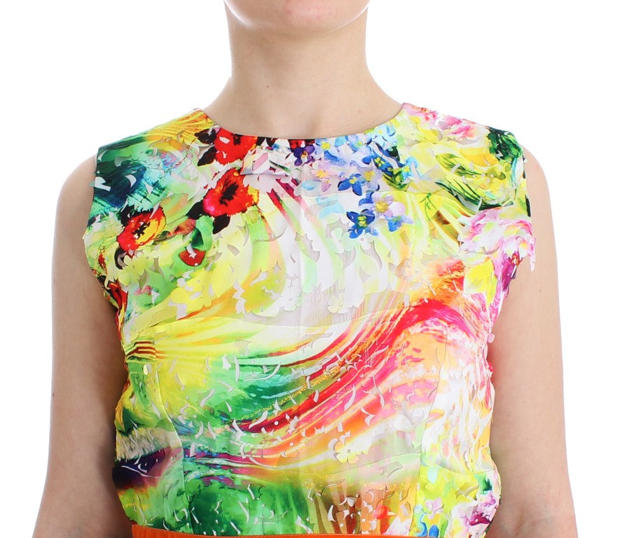 Lanre Da Silva Ajayi Multicolor Organza Sheath Women's Dress