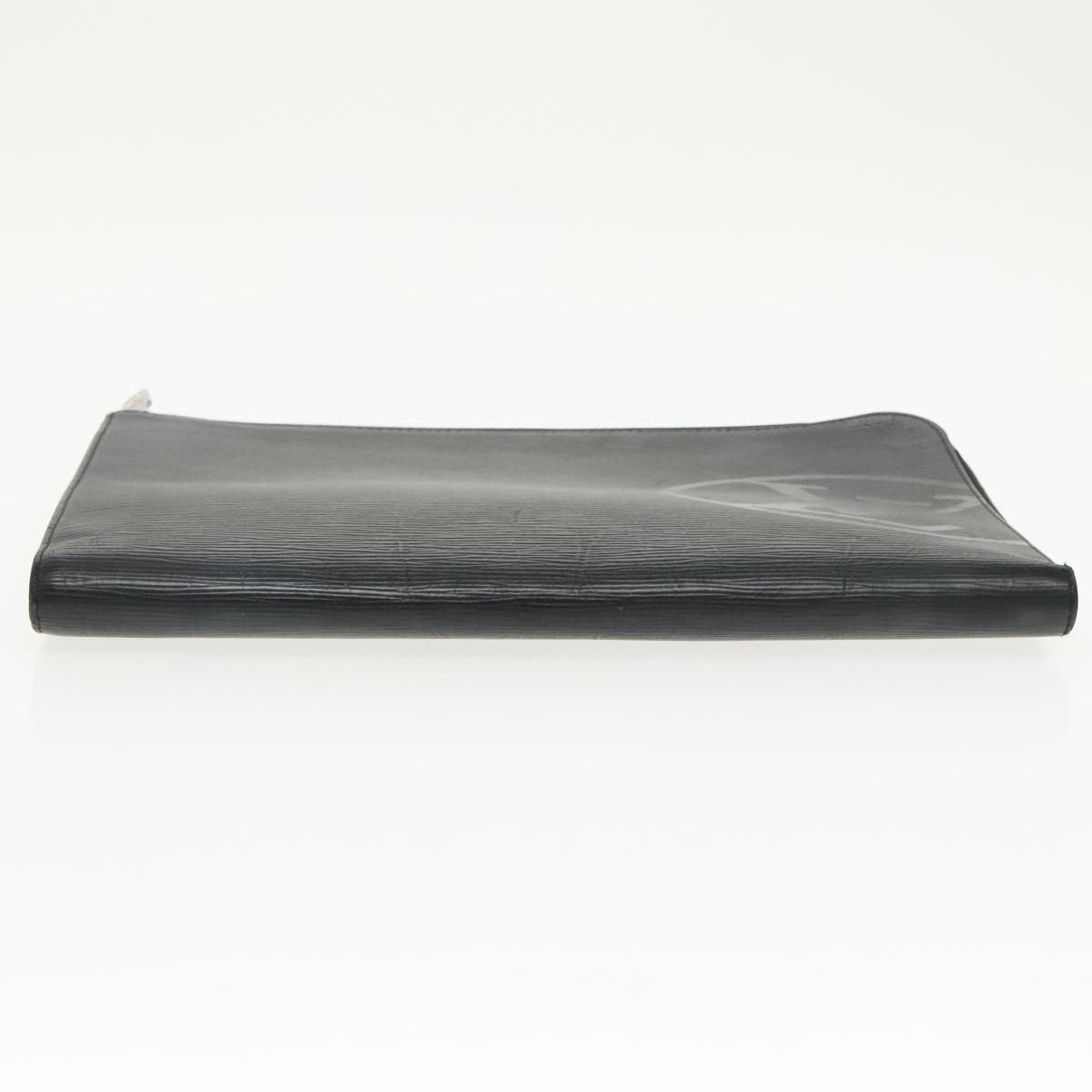 Louis Vuitton Pochette Jour Initials Epi Leather Black Leather Clutche & Pouche Bag (Pre-Owned)