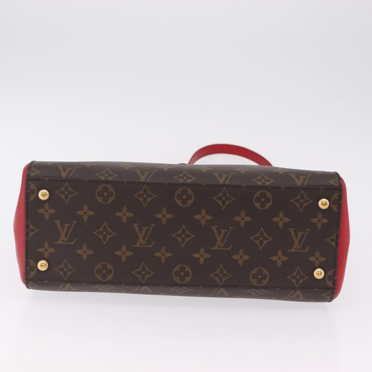 Louis Vuitton Florine Monogram Canvas And Leather Brown Canvas Handbag (Pre-Owned)