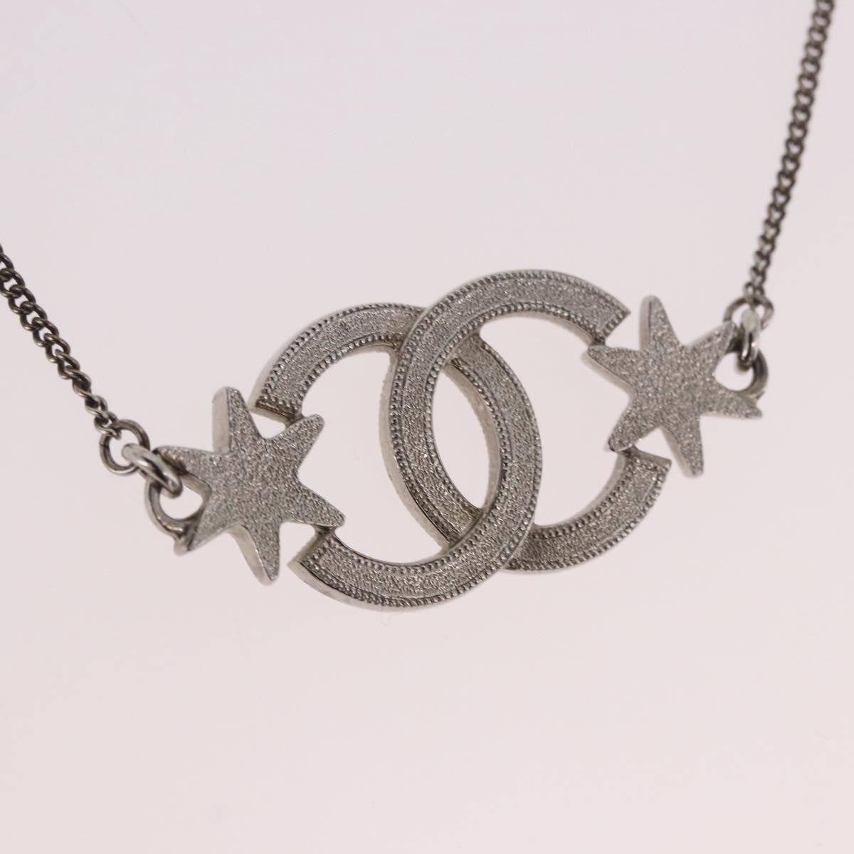 Chanel Cc Charm Metal Silver Metal Bracelet Jewelry (Pre-Owned)