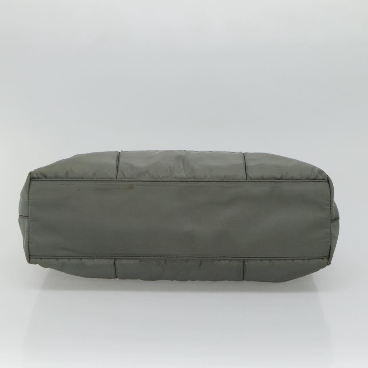 Prada Tessuto Grey Synthetic Tote Bag (Pre-Owned)