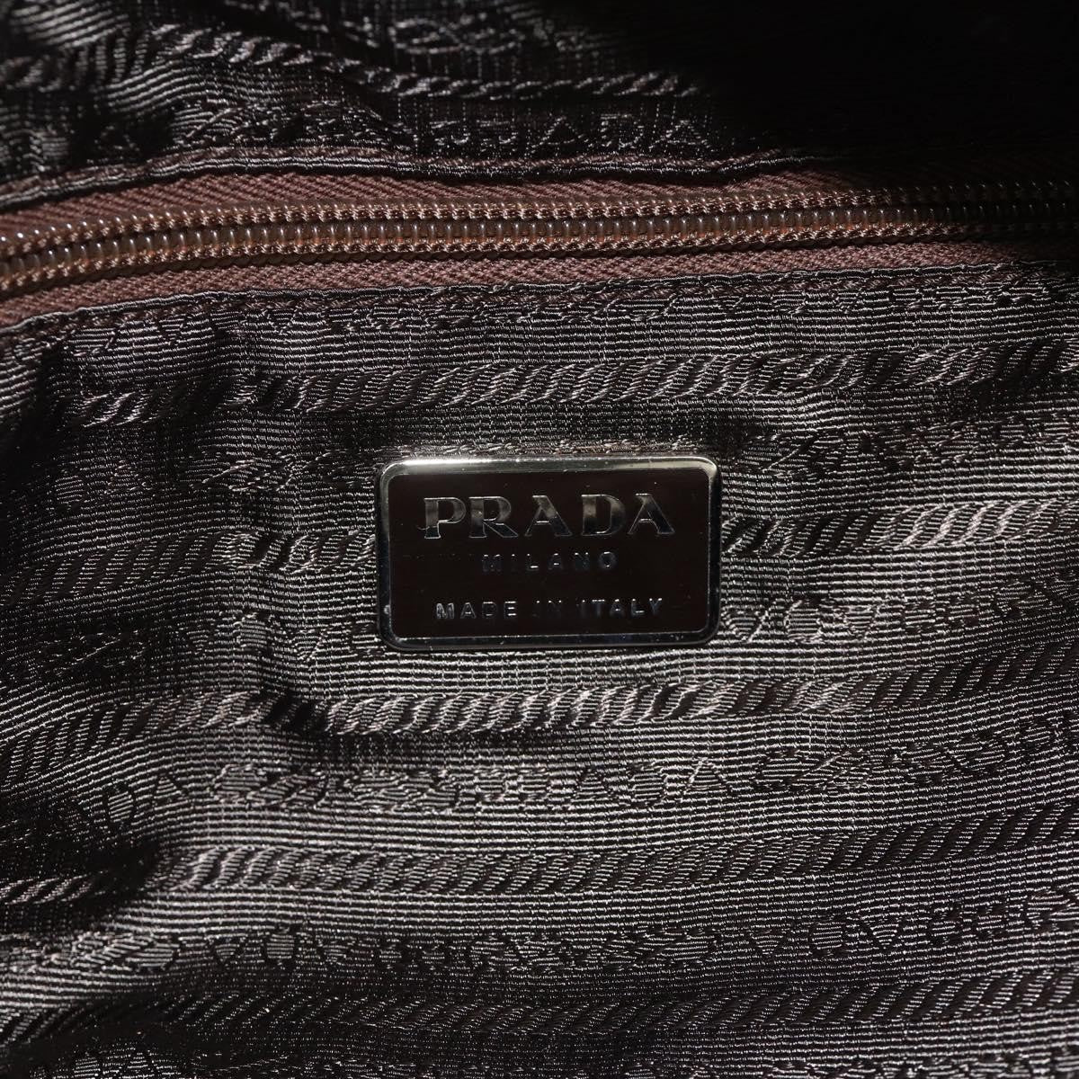 Prada Vintage Tote Tessuto Beige Nylon Tote Bag Bag (Pre-Owned)