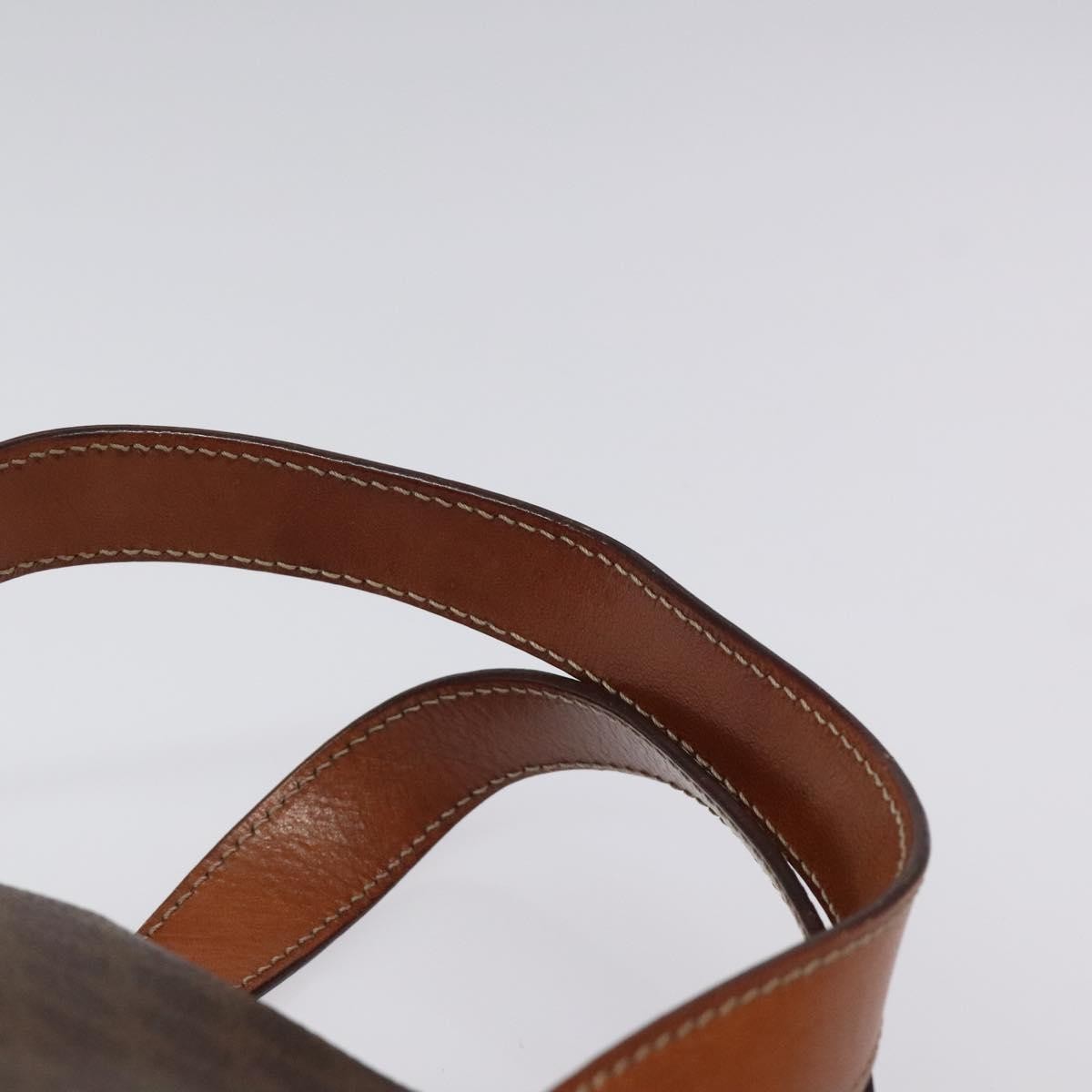 Celine Macadam Canvas Brown Canvas Tote Bag Bag (Pre-Owned)