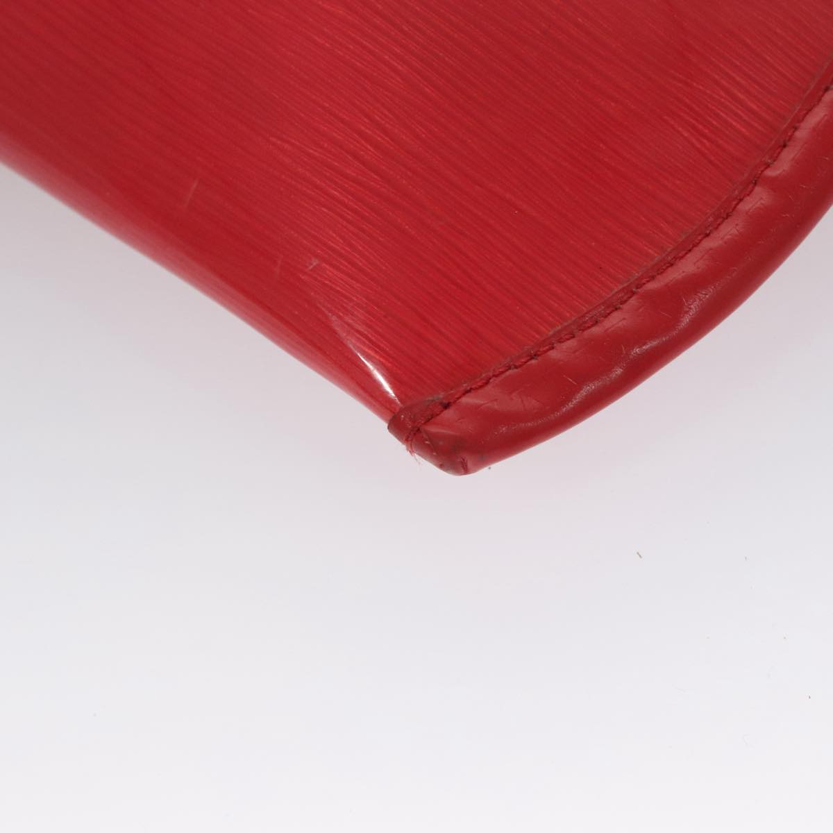Louis Vuitton Plage Baia Red Vinyl Handbag (Pre-Owned)