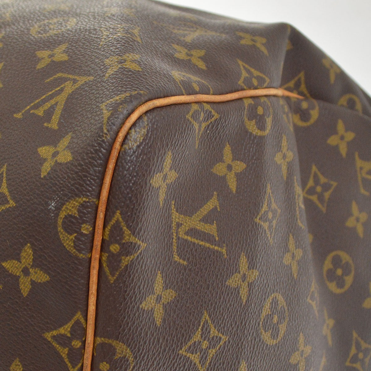 Louis Vuitton Keepall Monogram Canvas Brown Canvas Travel Bag Bag (Pre-Owned)