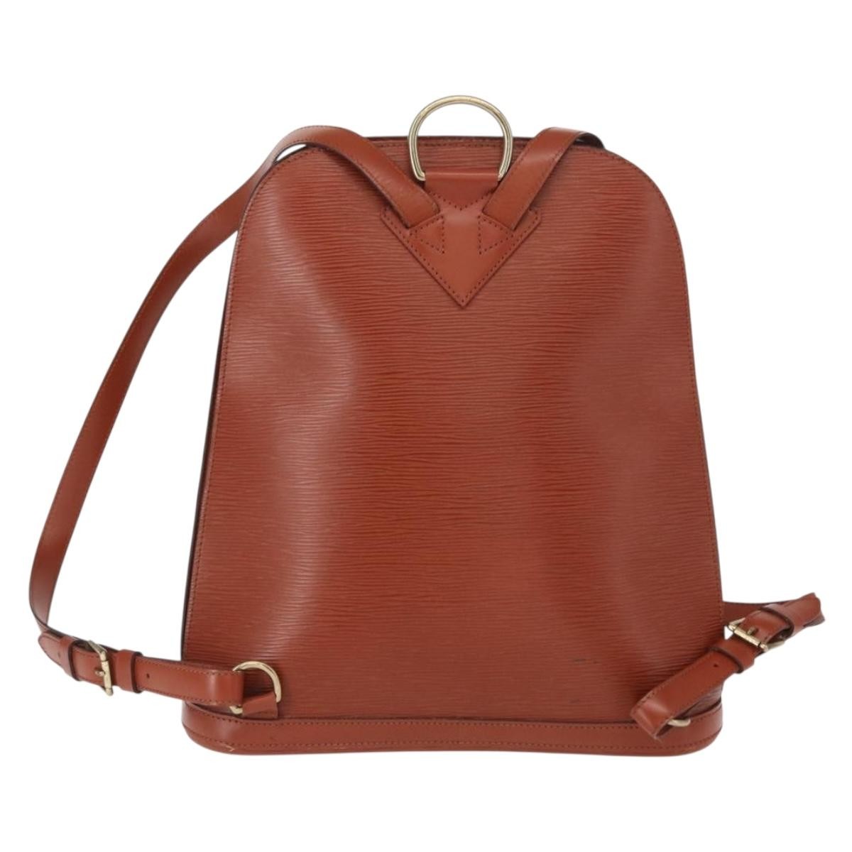 Louis Vuitton Gobelins Epi Leather Brown Leather Backpack Bag (Pre-Owned)