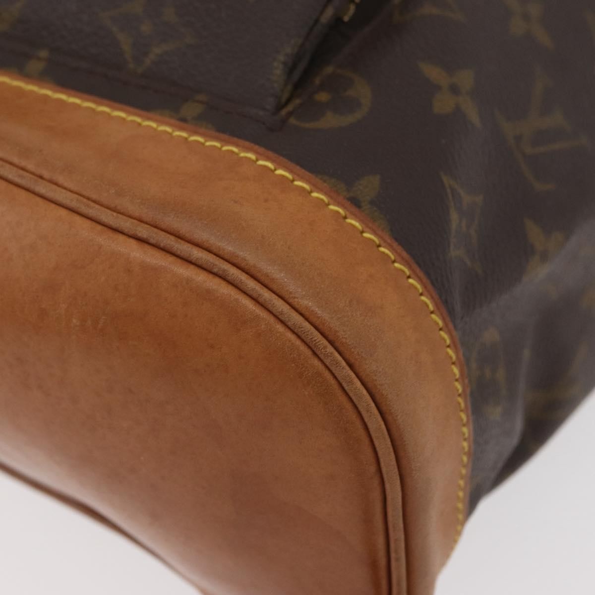 Louis Vuitton Vintage Montsouris Monogram Canvas Brown Canvas Backpack Bag (Pre-Owned)