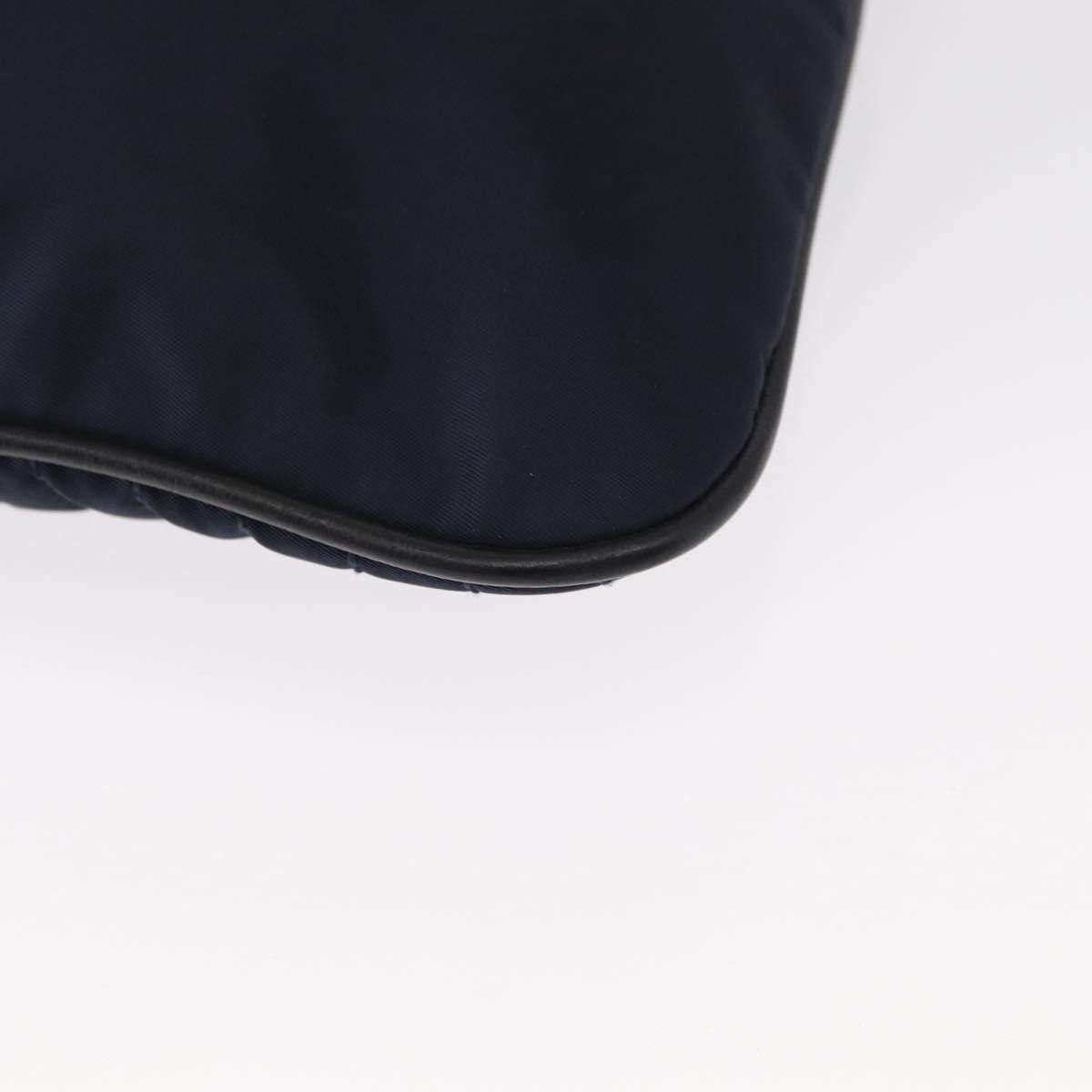 Versace Vintage Nylon Navy Nylon Shoulder Bag Bag (Pre-Owned)