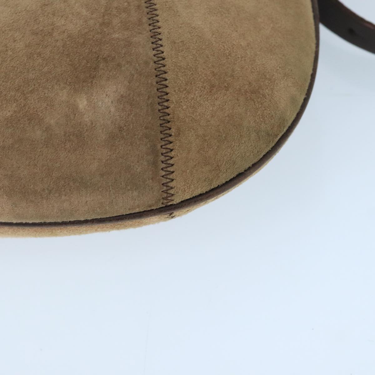 Burberry Blue Label Beige Suede Shoulder Bag (Pre-Owned)