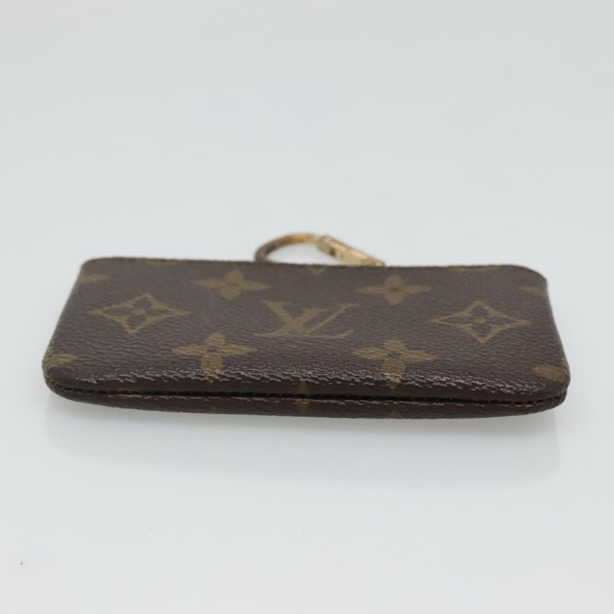Louis Vuitton Pochette Clés Brown Canvas Wallet (Pre-Owned)