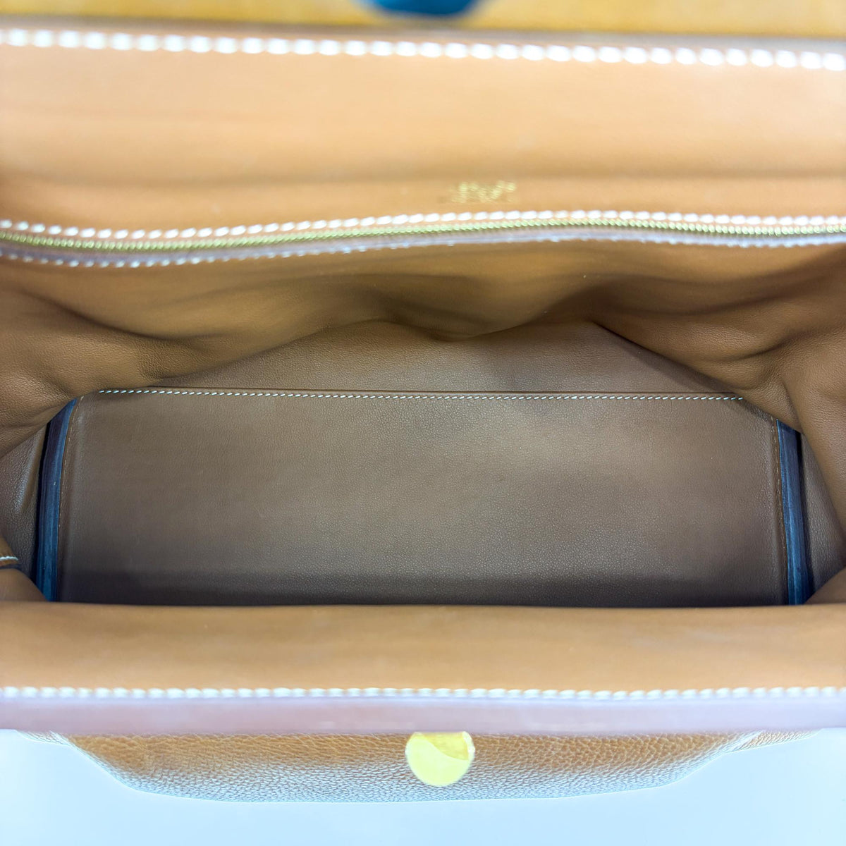 Hermes 24/24 Clemence With Swift Brown Leather Handbag (Pre-Owned)