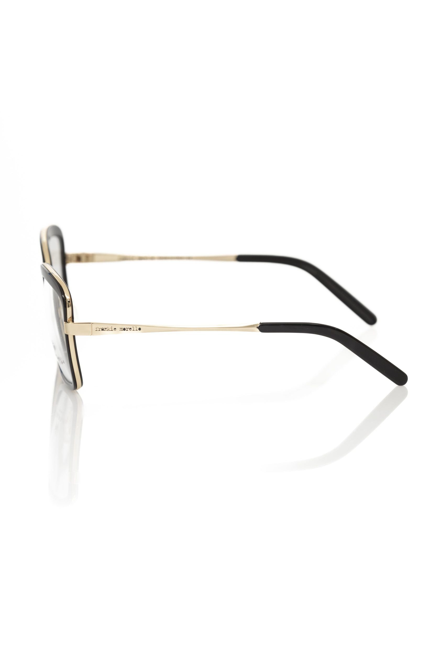 Frankie Morello Black Metallic Women's Eyeglass Women's Frame