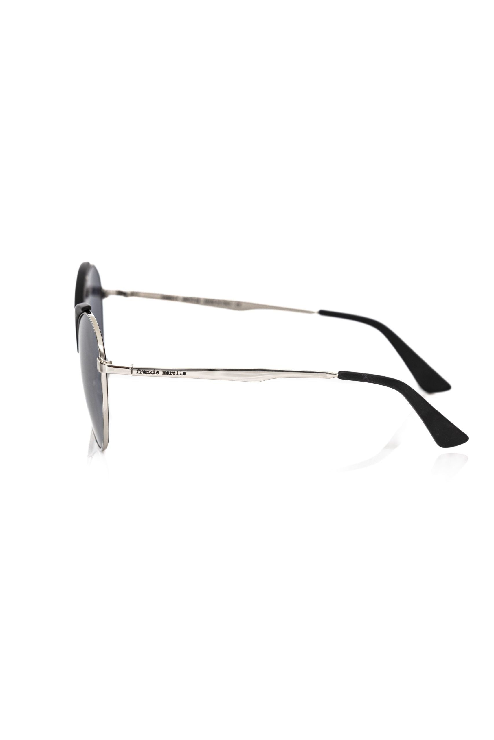 Frankie Morello Black Metallic Women Women's Sunglasses