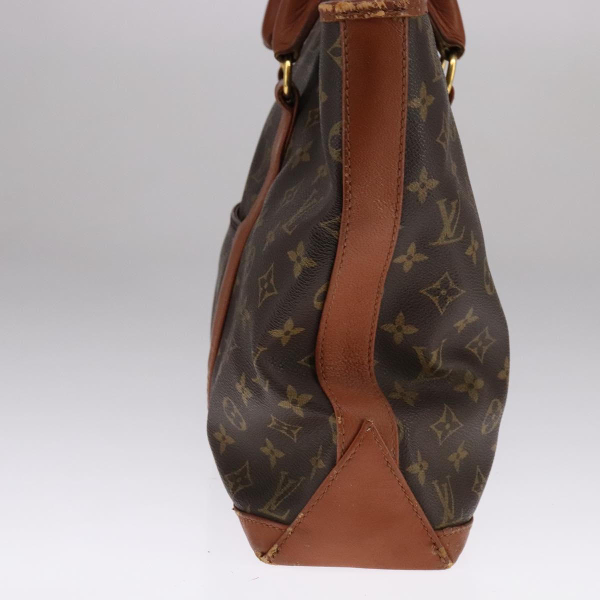 Louis Vuitton Weekend Pm Brown Canvas Tote Bag (Pre-Owned)
