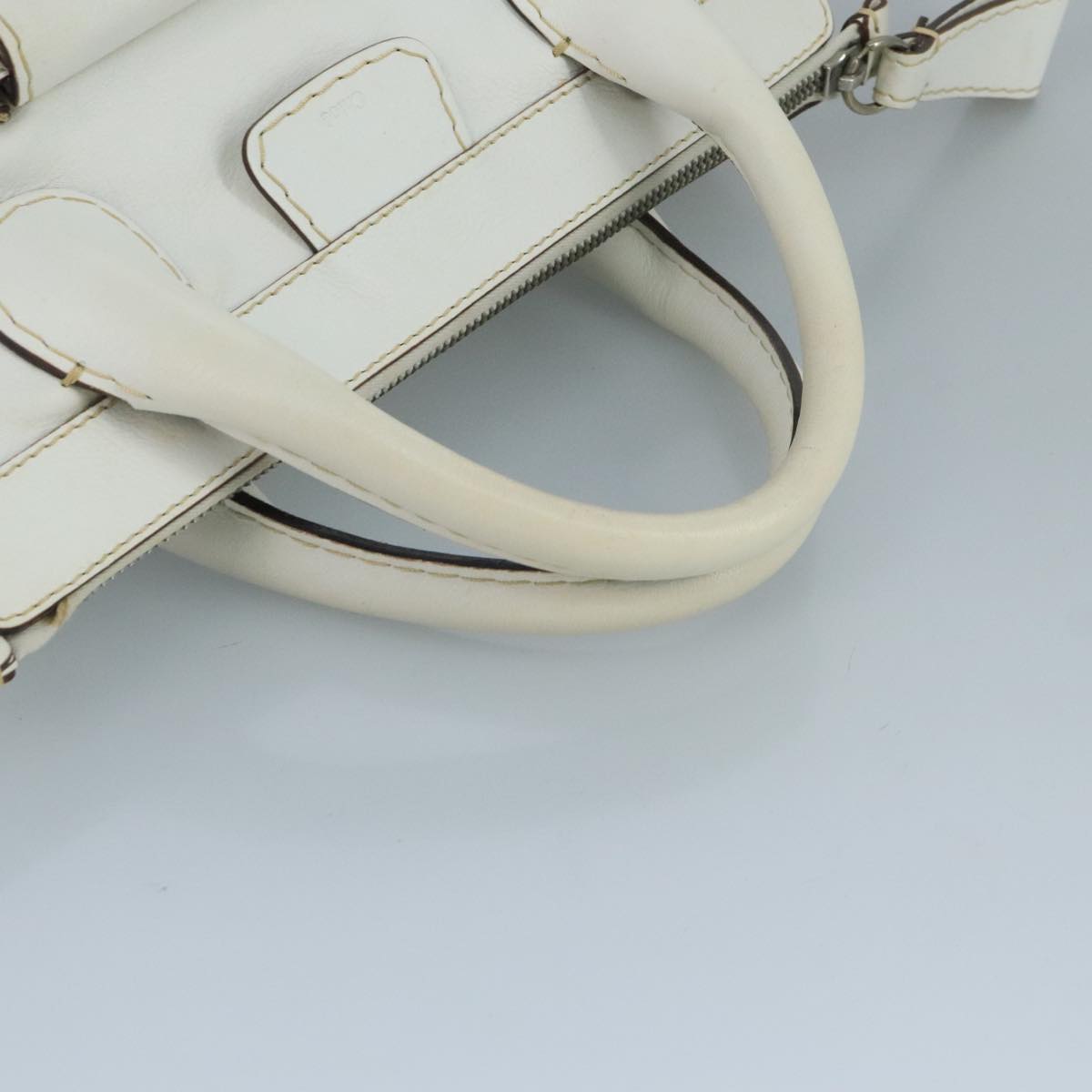 Chloé Edith White Leather Handbag (Pre-Owned)