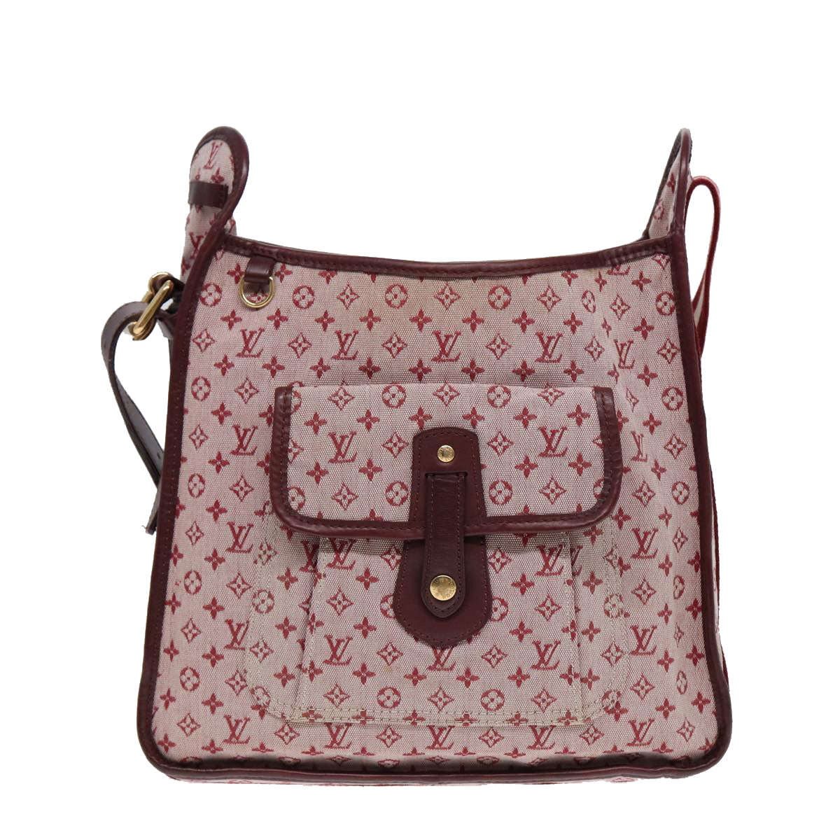 Louis Vuitton Besace Pink Canvas Shoulder Bag (Pre-Owned)