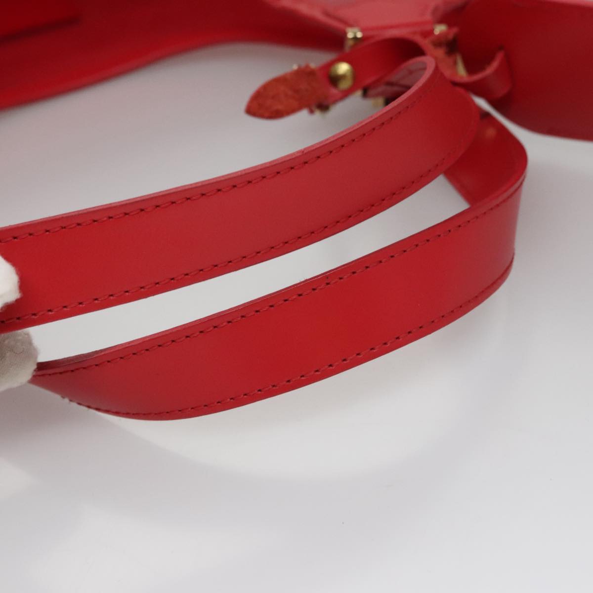 Louis Vuitton Plage Baia Red Vinyl Handbag (Pre-Owned)