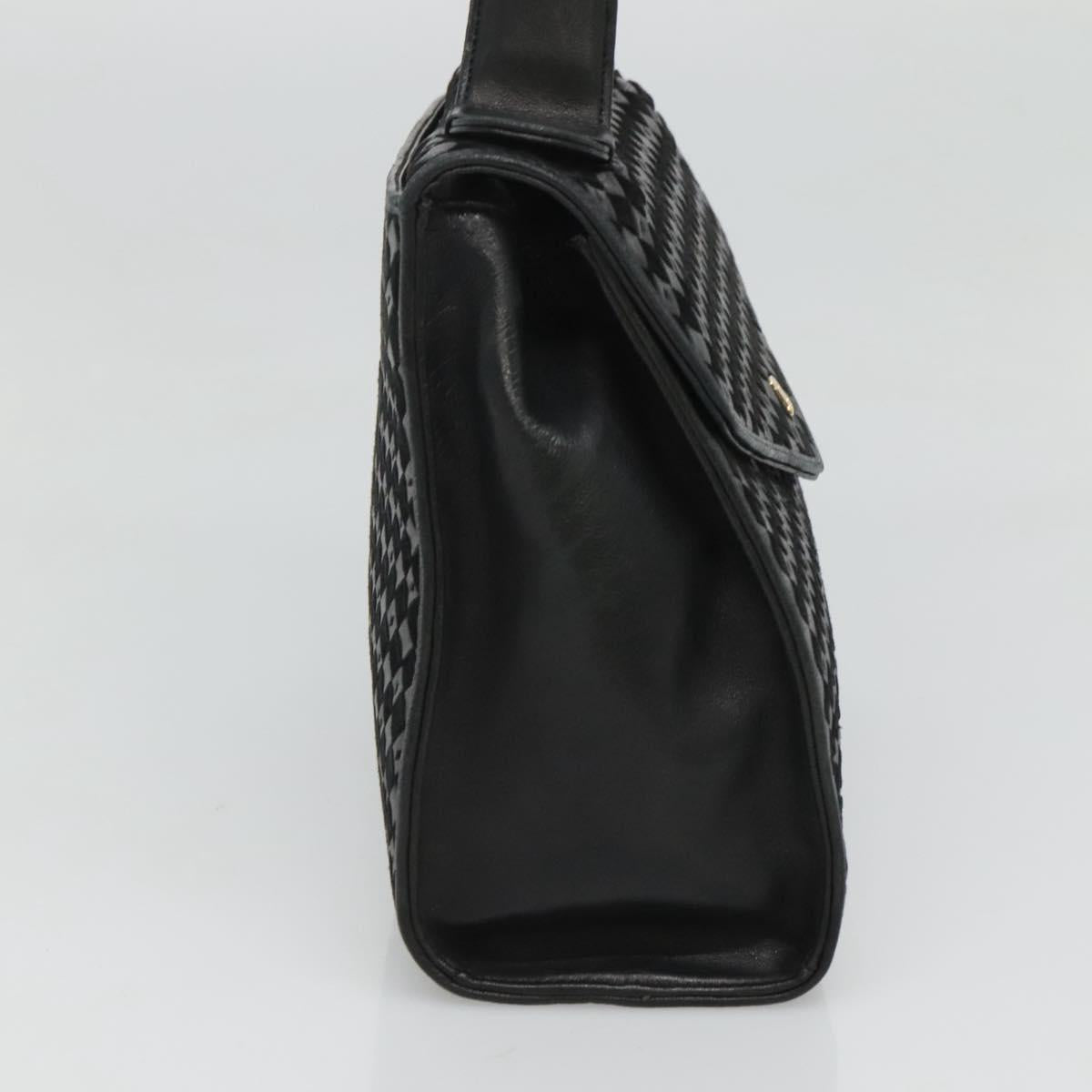 Bally Black Leather Handbag (Pre-Owned)