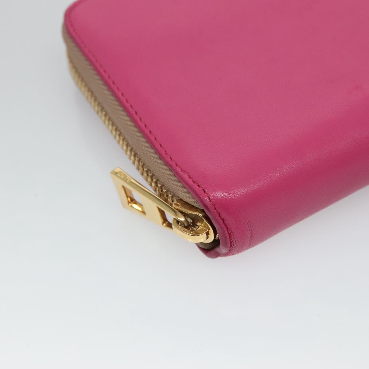 Loewe Anagram Pink Leather Wallet (Pre-Owned)