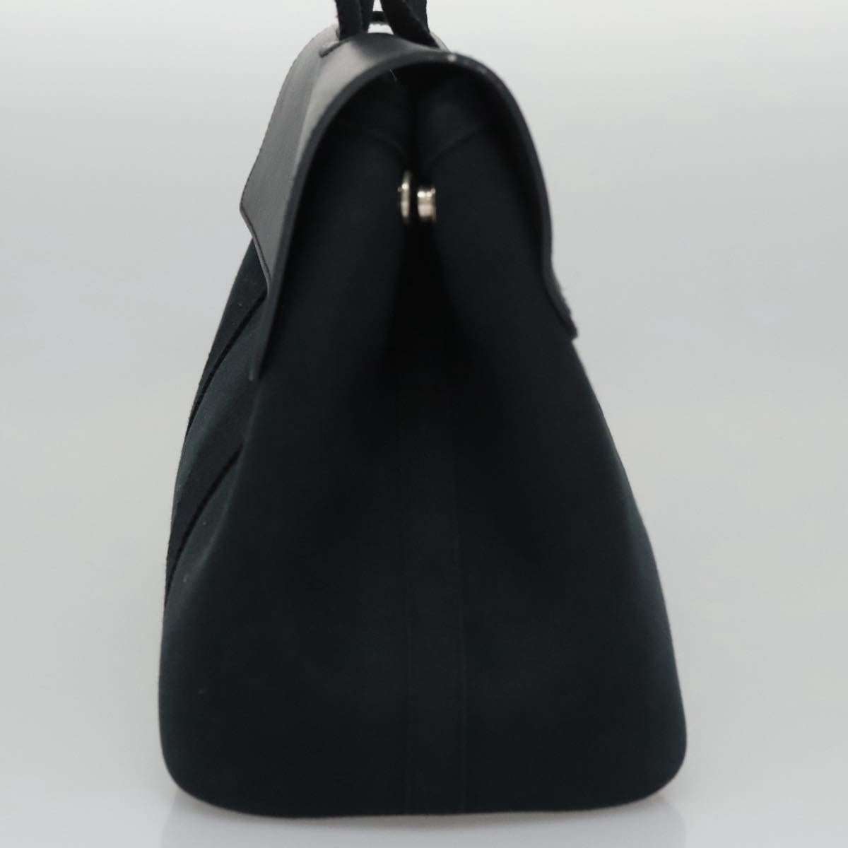 Hermès Valparaiso Black Canvas Handbag (Pre-Owned)